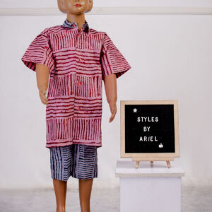 African print english style