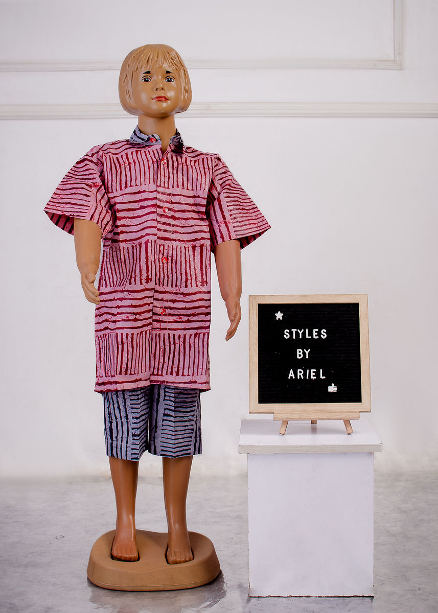 African print english style